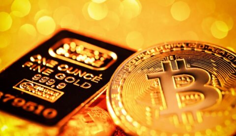 ضعف بیت کوین در برابر طلا و رشد تاریخی قیمت فلز گران‌ بها