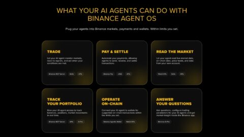 بایننس Agent OS را راه اندازی کرد؛ هوش مصنوعی حالا می تواند مستقیما معامله کند